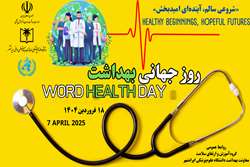  پیام تبریک سرپرست معاونت بهداشت دانشگاه علوم‌پزشکی ایرانشهر  به مناسبت فرا رسیدن روز جهانی بهداشت